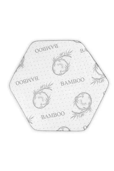 Bambu Konforlu Yatak ,Katlanabilir Oyun Parkı Çadırı Uyumlu ,Altıgen - 2