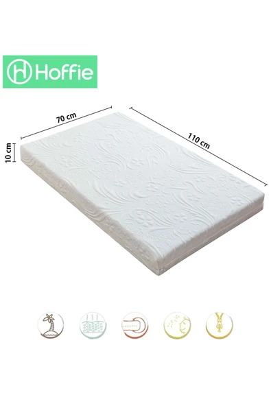 70X110 10 Cm PREMİUM BEBEK YATAĞI ORTOPEDİK İŞBİR PARK BEŞİK PARK YATAK YATAĞI ÇANTALI 70x110Cm - 2