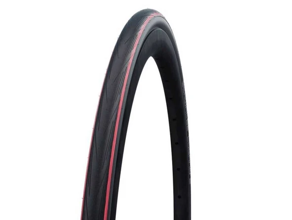 SCHWALBE 700*25C 25-622 LUGANO II K-GUARD TELLİ DIŞ LASTİK-Siyah/Kırmızı