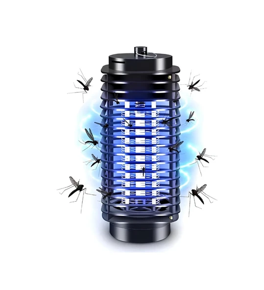 Siyah Led Işıklı Sinek Öldürücü İç Ve Dış Mekan için Böcek ve Sinek Tuzağı