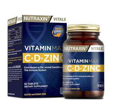 Nutraxin Vitamin Max C.D.Zinc 60 Tablet
