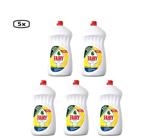 Fairy Sıvı Bulaşık Deterjanı Limon Kokulu 1500 Ml x 5 Adet