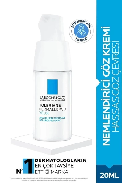La Roche Posay Toleriane Dermallergo Yeux Göz Çevresi Kremi 20 ml