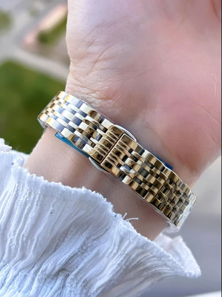 Jg.Polo Club Çelik Kasa & Kordon Kararma Ve Renk Atma Yapmaz Kadın Kol Saati+Bileklik JG04286.4 - Resim 3