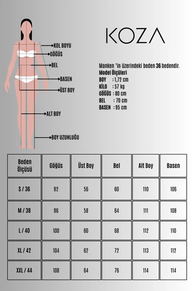Kadın Kolsuz Yanları Şeritli Bol Paça Yelek Takım 0126-25 - 9