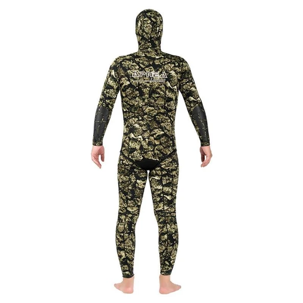 Apnea Legend Rock Camou 3D 5MM Dalış Elbisesi L - 4