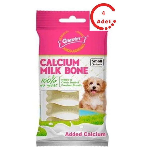 Gnawlers Köpek Ödülü Milk Bone 7'li Paket x 4 Adet