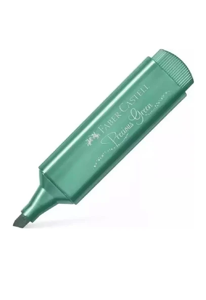 Faber Castell Fosforlu Kalem 46, Metalik Yeşil