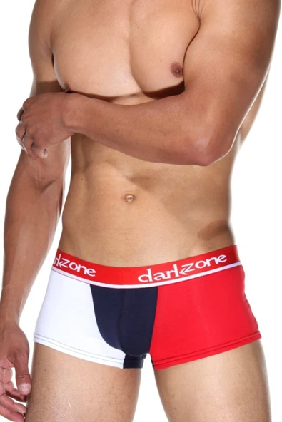Renkli Parçalı Kısa Hipster Erkek Boxer 2461