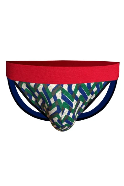 Erkek Arkası Açık Renkli Jockstrap 6737