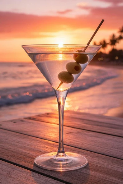 Paşabahçe Nude 6 Lı Vintage Martini Kadeh 290 cc 66114 - Resim 2