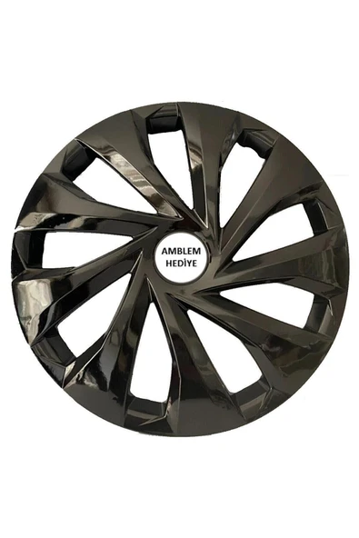 TOYOTA UYUMLU 16 INC SİYAH JANT KAPAĞI KIRILMAZ 6810syhtoyota