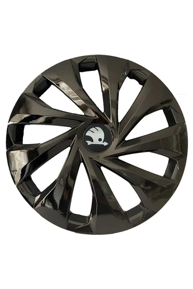 SKODA 16 INC SİYAH JANT KAPAĞI KIRILMAZ 6810syhskoda