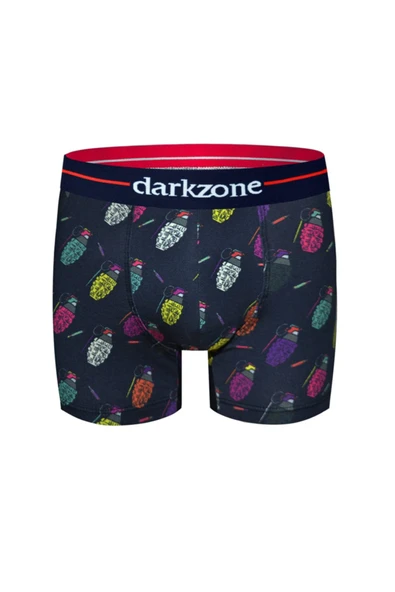El Bombası Desenli Dijital Baskılı Erkek Boxer 2075