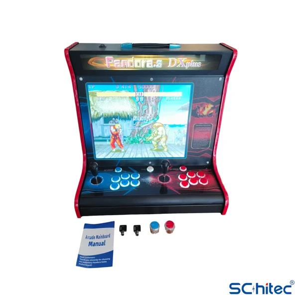 ScHitec 4KHD 3D Pandora 9800 Arcade Oyunlu Taşınabilir Pandora Masaüstü Kabinli 17inç Atari Makinası - 2