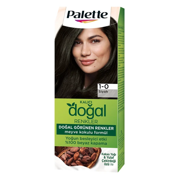 Palette Kalıcı Doğal Renkler 1-0 Siyah