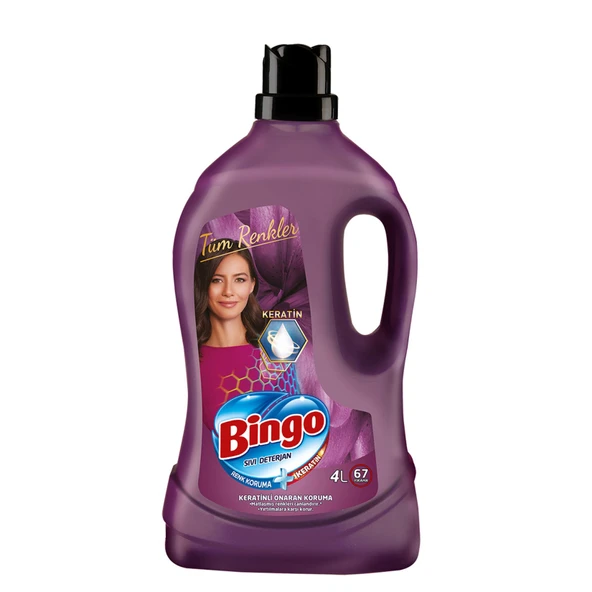Bingo Sıvı Deterjan Bakım 4 L Onaran Koruma 67 Yıkama