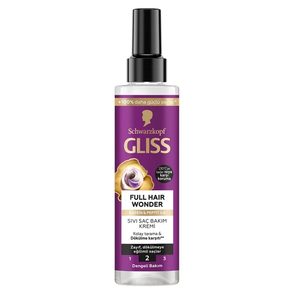 Gliss Full Hair Wonder Sıvı Saç Kremi 200 Ml