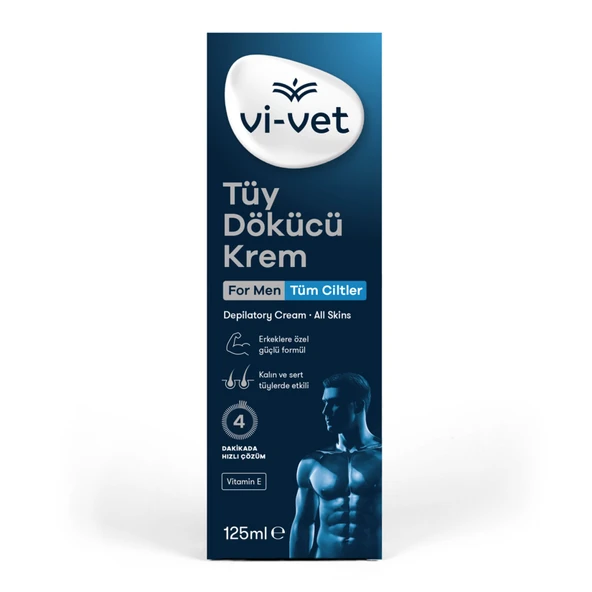 Vi-Vet Tüy Dökücü Krem 125 Ml For Men