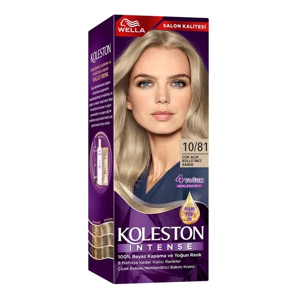Koleston Naturals Intense Saç Boyası 10/81 Ultra Açık Küllü Sarısı