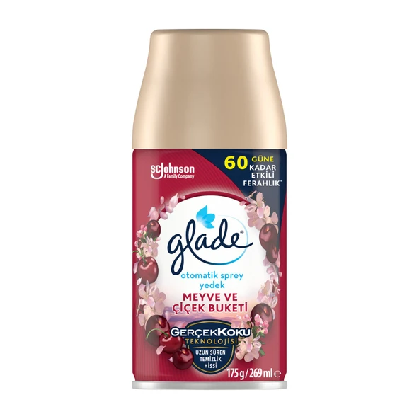 Glade Otomatik Sprey Yedek Meyve Çiçek Buketi 269 Ml