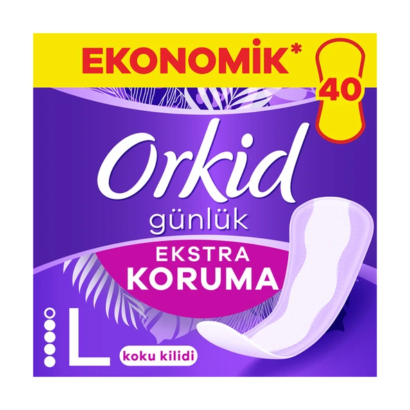 Orkid Günlük Ped Extra Koruma Uzun 40'lı