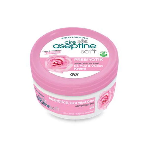 Cire Aseptine Soft Gül El Yüz Vücut Kremi 200 Ml