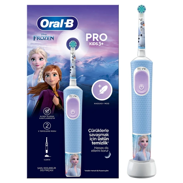 Oral-B Şarjlı Diş Fırçası Vitality Pro Çocuk Frozen