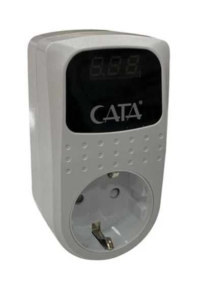 CATA AKIM KORUMALI PRİZ DİJİTAL GÖSTERGELİ