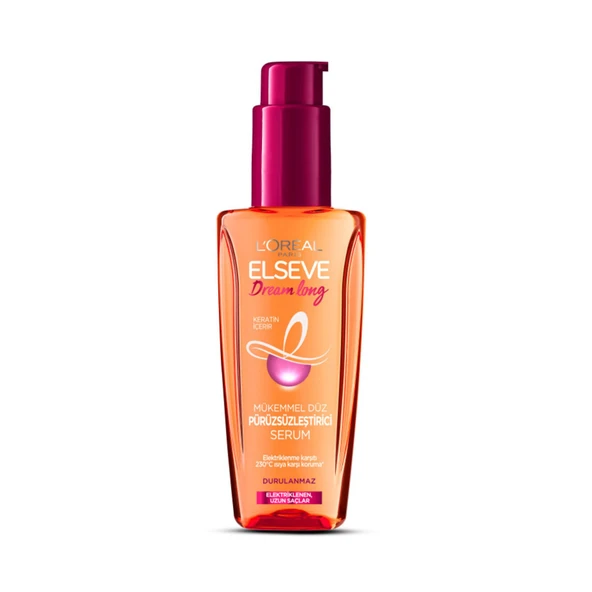 L'Oréal Paris Elseve Dream Long Mükemmel Düz Pürüzsüzleştirici Serum 100 ml