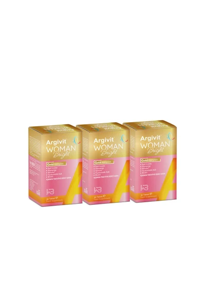 Woman Bright Gold Kompleks 3'lü Paket - Biotin, Niasin, Çinko (SAFR’İNSİDE) Takviye Edici 30 Tablet