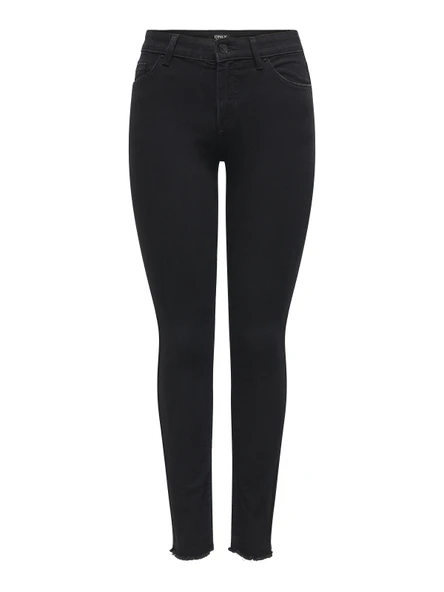ONLY Bayan Paçası Püsküllü Skinny Kot Pantolon 15336727 - 3
