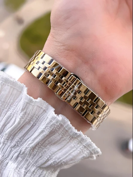 Jg.Polo Club Çelik Kasa & Kordon Kararma Ve Renk Atma Yapmaz Kadın Kol Saati+Bileklik JG01360.1 - Resim 3