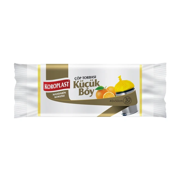 Koroplast Mandarin Çöp Torbası Küçük Boy 30'lu