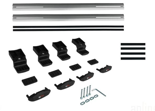 Ara Atkı Tavan Barı Basic Model 118cm Gri (2 Adet) - 5