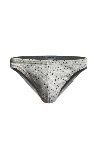 Desenli Gri Fit Erkek Slip 6472