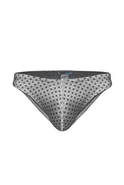 Desenli Slim Fit Gri Erkek Slip 6471