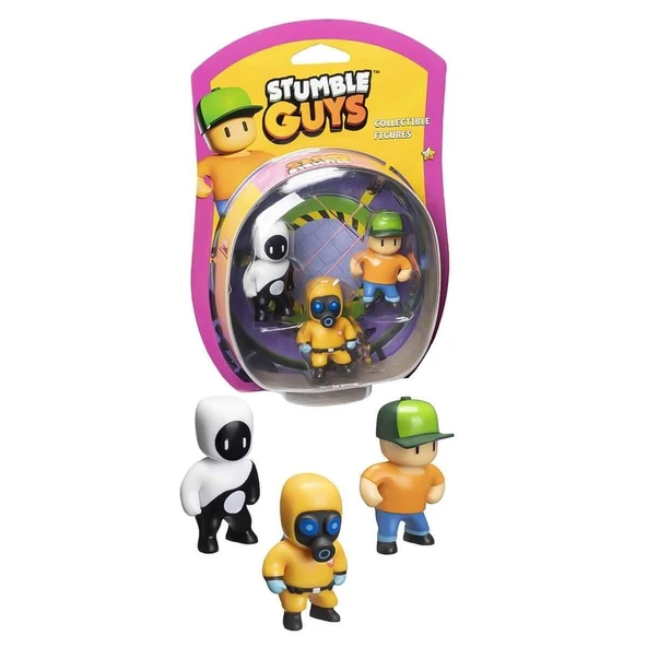 PMI SG2220 Stumble Guys Figür Seti 3lü -Necotoys - 2