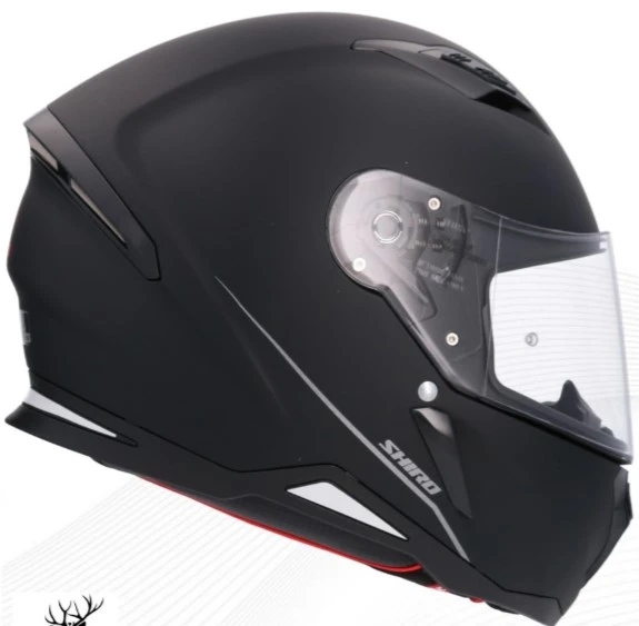 SHIRO KASK FULLFACE HUNTER M.C MAT SİYAH 2XL 6364 - 1