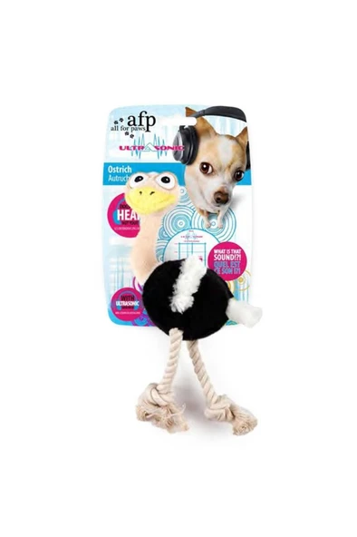 AFP Köpek Oyuncağı Ultrasonik Devekuşu 28,5x18,5x9 cm