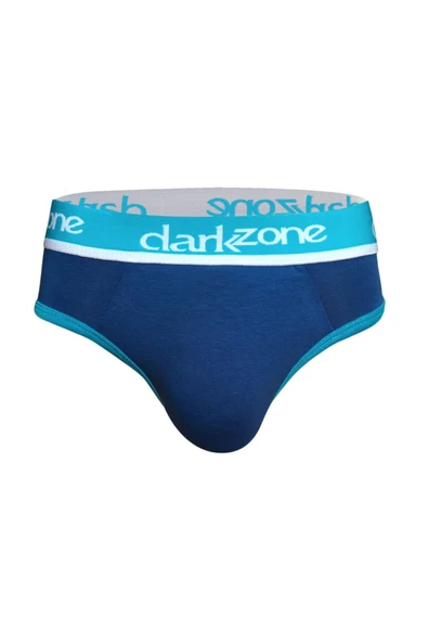 Turkuaz Biyeli Saks Erkek Slip 6220