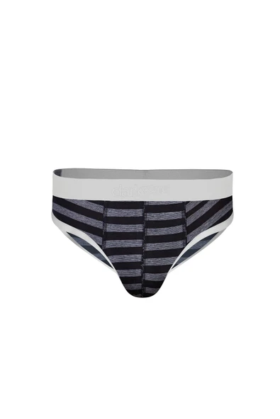 Çizgili Siyah Erkek Hipster Slip 6134 ürün görseli