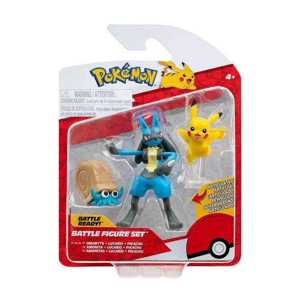 POK 95155-K Pokemon Battle 3'lü Figür Seti ürün görseli