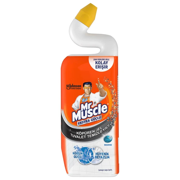 Mr Muscle Köpüren Jel Tuvalet Temizle.Marine 750Ml