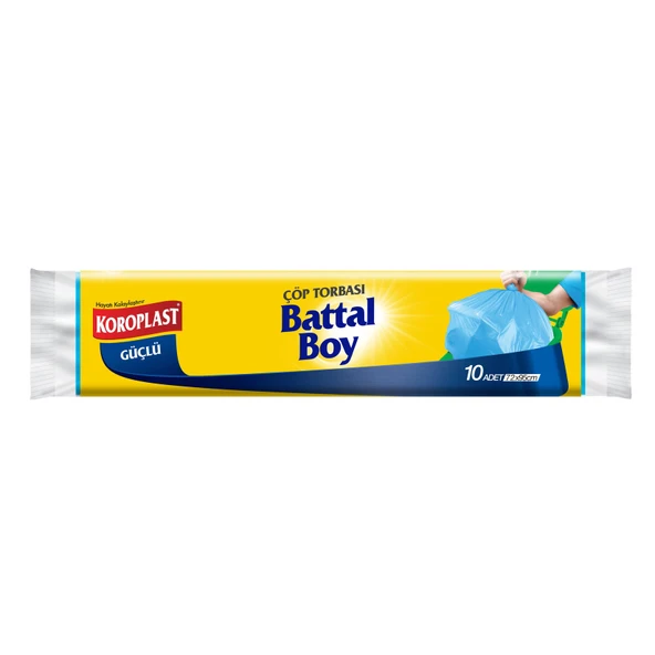 Koroplast Çöp Torbası Battal Boy 10'lu