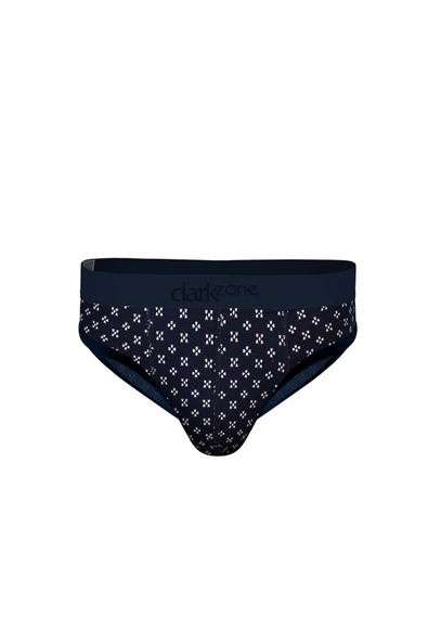 Lacivert Desenli Erkek Hipster Slip 6135