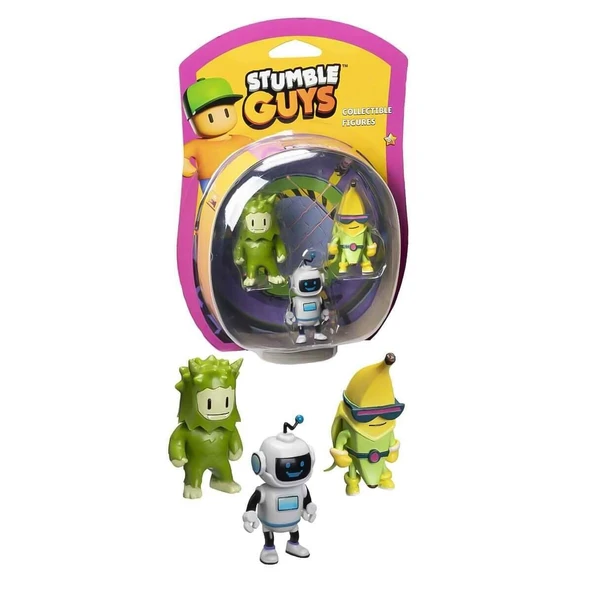 PMI SG2220 Stumble Guys Figür Seti 3lü -Necotoys