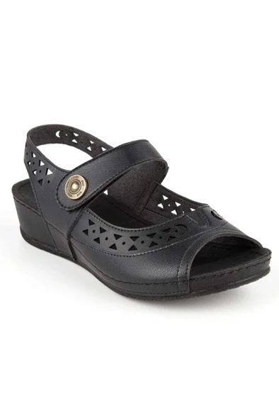 Muya Terra 31130-001 Anatomik Taban Kadın Sandalet Siyah 36-40 - 6