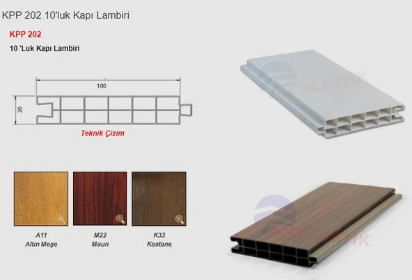 10 LUK TAKOZ LAMBİRİ 20 MM ALTINMEŞE  6 MT