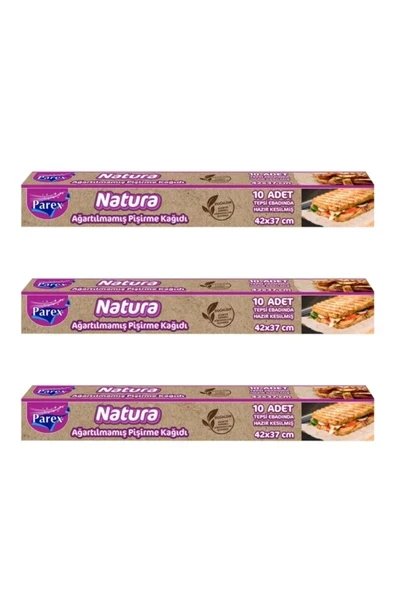 Parex Natura Hazır Kesilmiş Pişirme Kağıdı 3 x 10